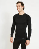 XTM Men's Merino 230 Wool Long Sleeve Thermal Top - Black
