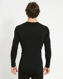 XTM Men's Merino 230 Wool Long Sleeve Thermal Top - Black