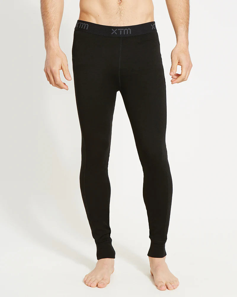 XTM Men's Merino 230 Wool Thermal Pants - Black