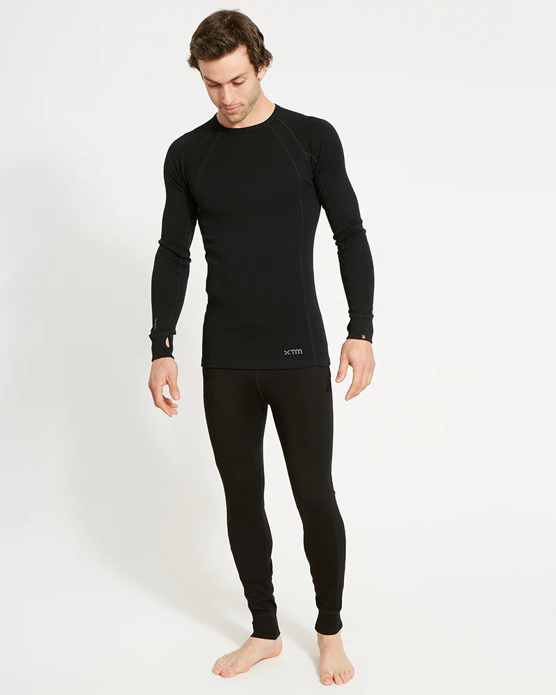 XTM Men's Merino 230 Wool Thermal Pants - Black