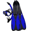 Oceanpro Gnaraloo Mask Snorkel Fin Set - Blue