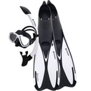 Oceanpro Gnaraloo Mask Snorkel Fin Set - White