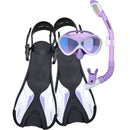 Oceanpro Woolamai Junior Mask, Snorkel & Fin Set - Lilic
