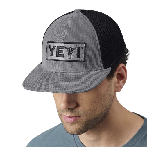 Yeti Steer Flat Brim hat/Cap - Grey