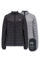 Mac In A Sac Women's Polar Packable Reversible Down Jacket - Black/Grey