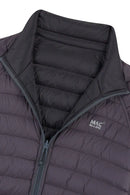 Mac in Sac Mens Polar Packable Reversible Down Jacket - Jet Black/Charcoal