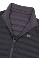 Mac in Sac Mens Polar Packable Reversible Down Jacket - Jet Black/Charcoal