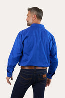 Ringers Western King River Half Button Work Shirt - Royal Blue