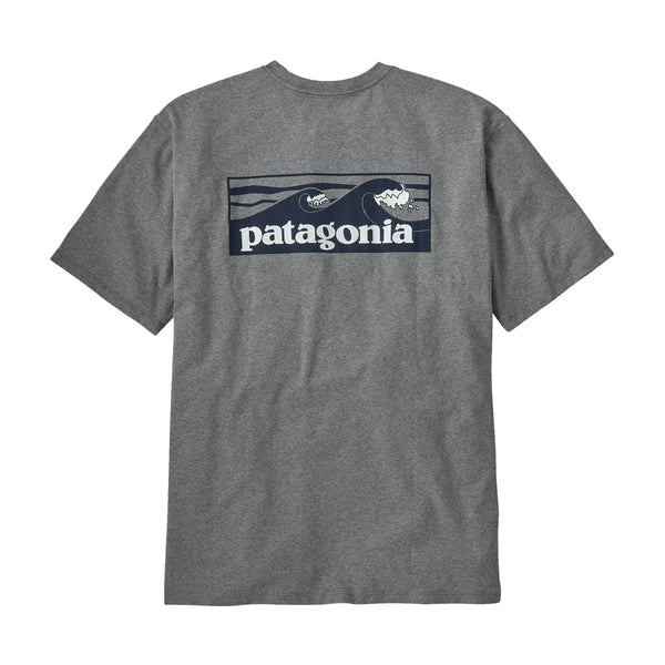Patagonia Men's Boardshort Logo Pocket Responsibili-Tee® - Gravel Heather