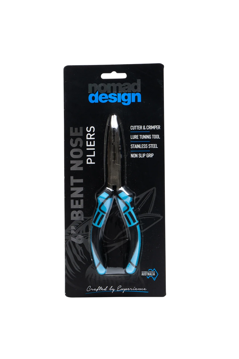 Nomad Stainless Steel Pliers 6 Inch Bent Nose