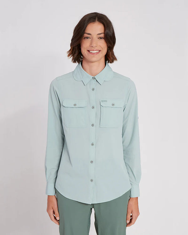 XTM Cumberland Ladies Hike Long-Sleeve Shirt - Jade