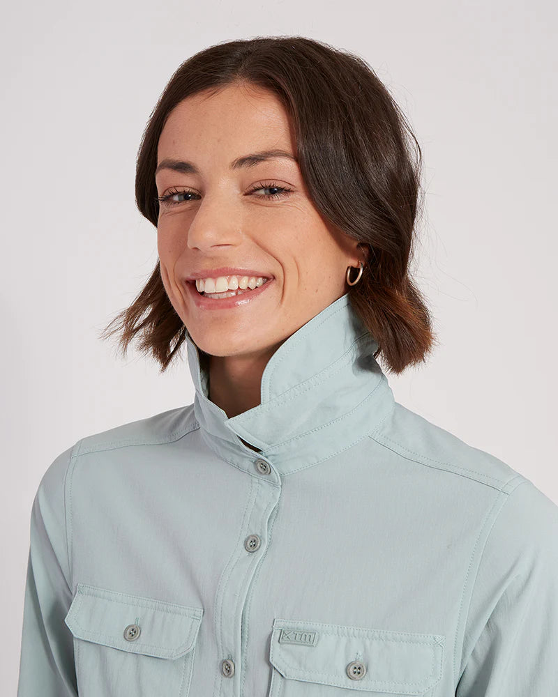 XTM Cumberland Ladies Hike Long-Sleeve Shirt - Jade