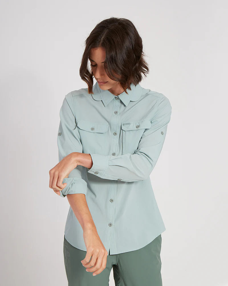 XTM Cumberland Ladies Hike Long-Sleeve Shirt - Jade