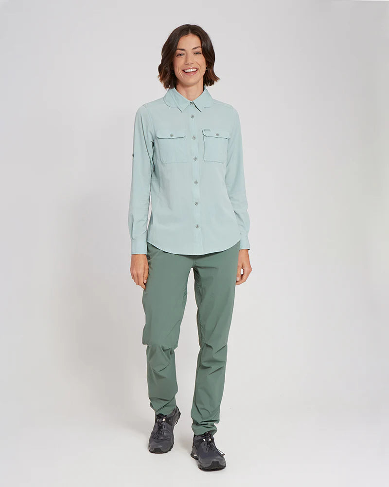 XTM Cumberland Ladies Hike Long-Sleeve Shirt - Jade