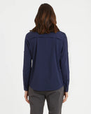 XTM Performance Cumberland Ladies Hike Long Sleeve Shirt - Navy
