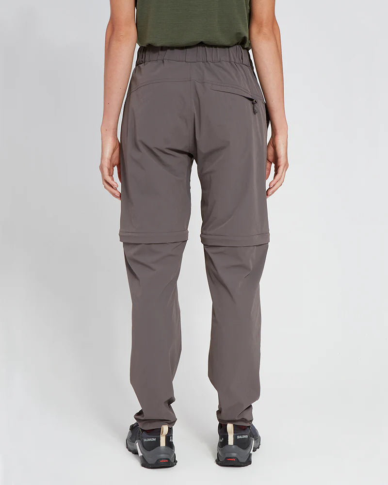 XTM Ladies Wye River Zip Off Hike Pant - Pavement