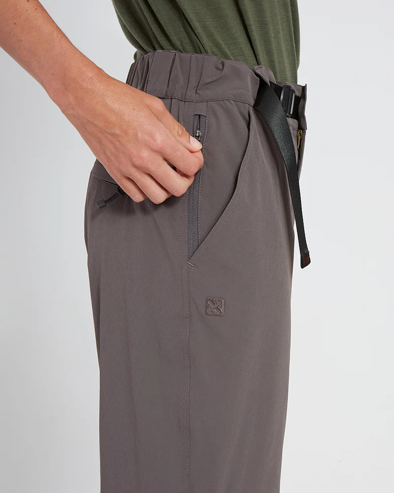 XTM Ladies Wye River Zip Off Hike Pant - Pavement