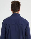 XTM Performance Mens Dunkeld Hike Long Sleeve Shirt - Navy