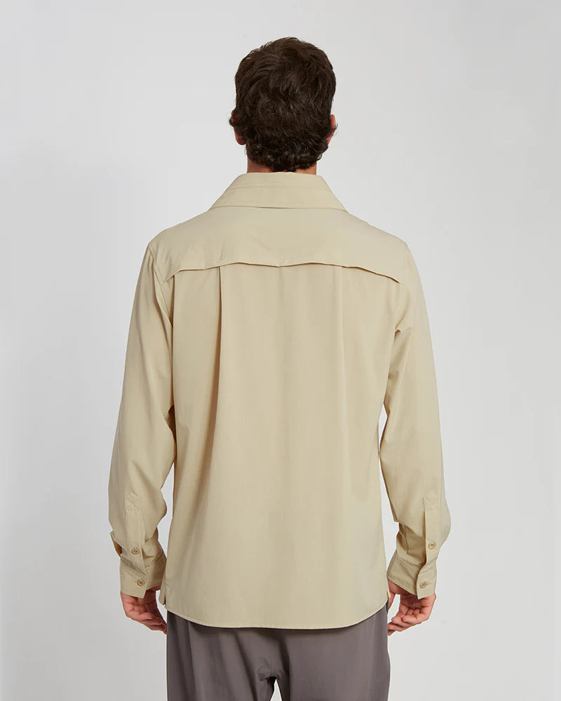 XTM Men's Dunkeld Hike Long-Sleeve Shirt - Sand