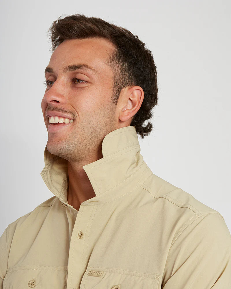 XTM Men's Dunkeld Hike Long-Sleeve Shirt - Sand