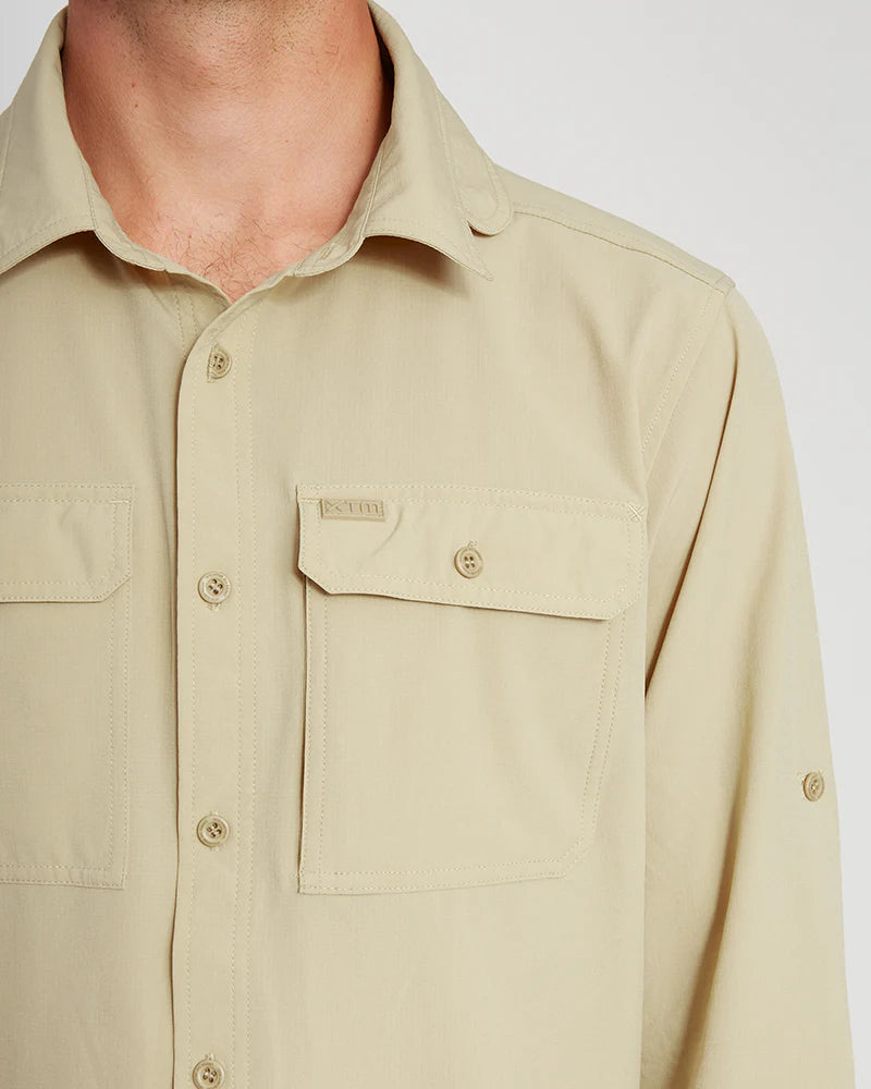 XTM Men's Dunkeld Hike Long-Sleeve Shirt - Sand