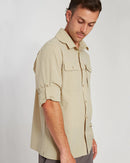 XTM Men's Dunkeld Hike Long-Sleeve Shirt - Sand