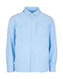 XTM Performance Mens Dunkeld Hike Long-Sleeve Shirt - Water Blue