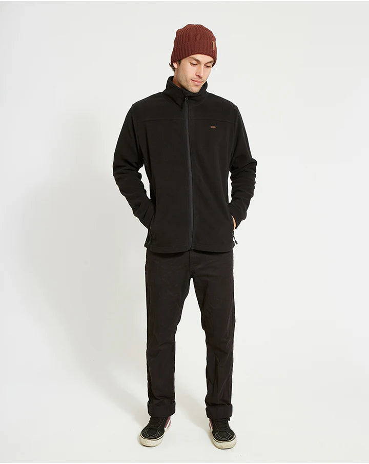 XTM Wanderer II Men's Zip-Up DWR Fleece Jacket - Black