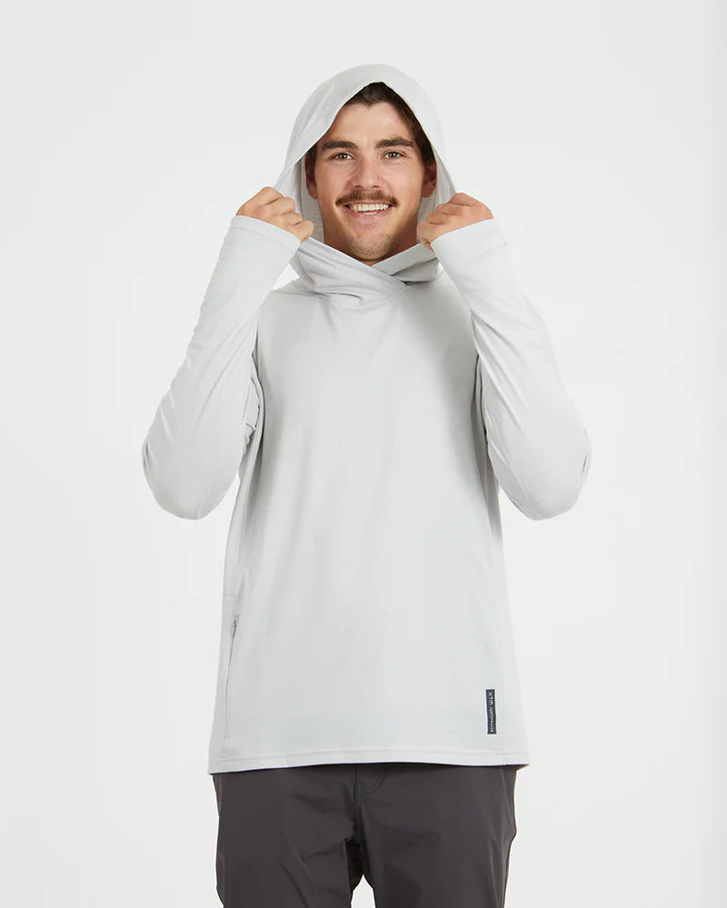 XTM Performance Simpson Mens UPF Sun Hoodie - Ultimate Grey
