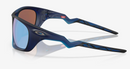 Oakley Lateralis Sunglasses - Prizm Deep Water Polaised Lenses with Matte Transparent Blue Frame