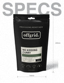 Offgrid Provisions No Kidding Curry - Heat & Eat Meal (250g)