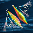 Oceans Legacy Micro Slow Roven Jig 15g Aqua Rainbow