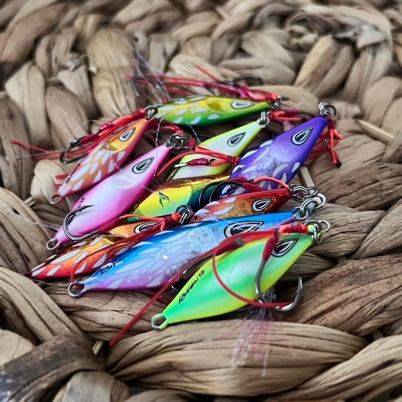 Oceans Legacy Micro Slow Roven Jig 6g Hot Pink Glow