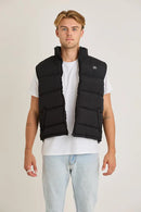Jetpilot Men's Zip Up Vest - Black