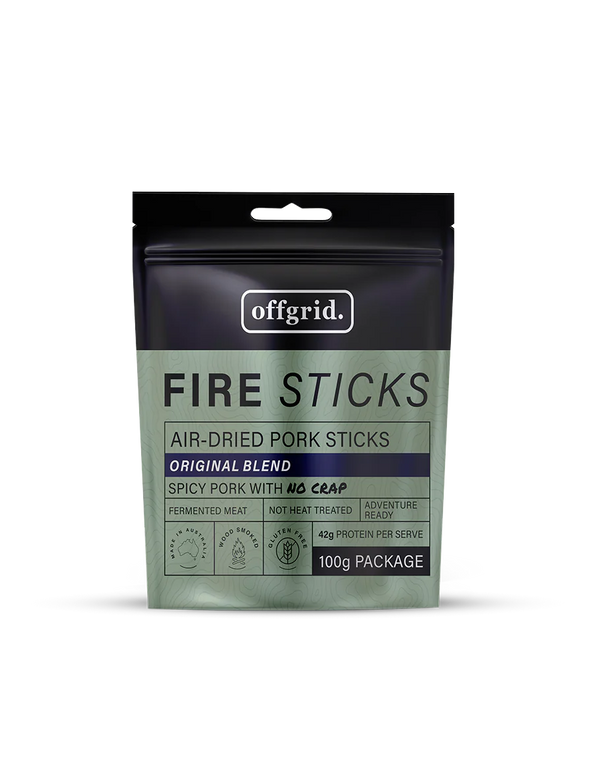 Offgrid Wood Smoked Firestick Salami - Original Blend (2 Sticks/100g)