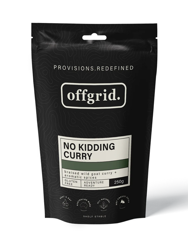 Offgrid Provisions No Kidding Curry - Heat & Eat Meal (250g)