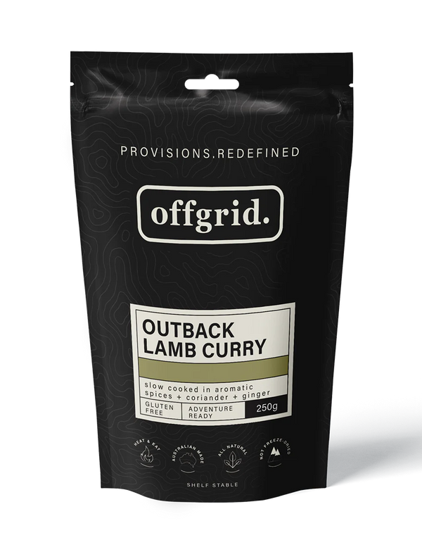 Offgrid Provisions Outback Lamb Curry - Heat & Eat Meal (250g)