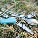 Primus Leisure Cutlery Set (Knife/Fork/Spoon)- Stainless Steel Grey