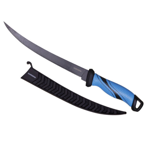 Shimano 9"&nbsp;Stainless Steel Teflon Coated Fillet Knife with Sheath (PK1067)