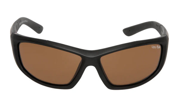 Ugly Fish PU5447 Unbreakable Polarised Sunglasses - Matt Black Frame/Brown Lens