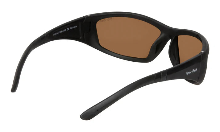 Ugly Fish PU5447 Unbreakable Polarised Sunglasses - Matt Black Frame/Brown Lens