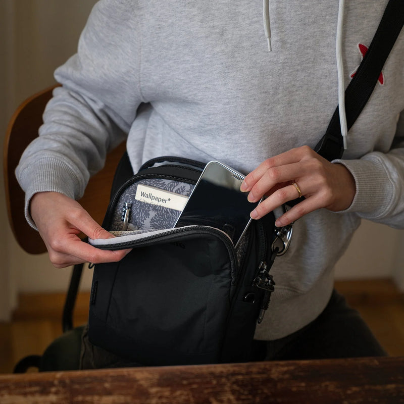 PacsafeLS100 Anti-Theft Crossbody Bag - Tidal Teal