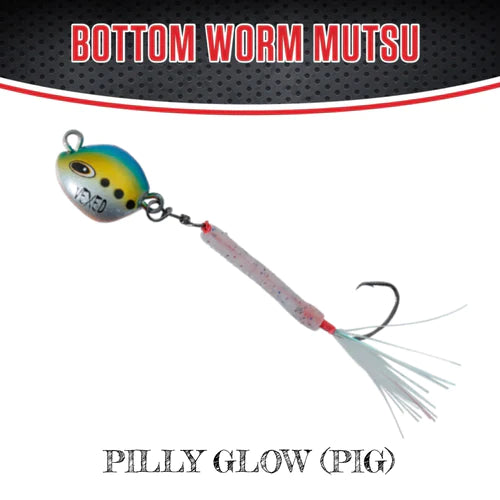 Vexed Bottom Worm Mutsu Lure (40g) - Variety of Colours Available