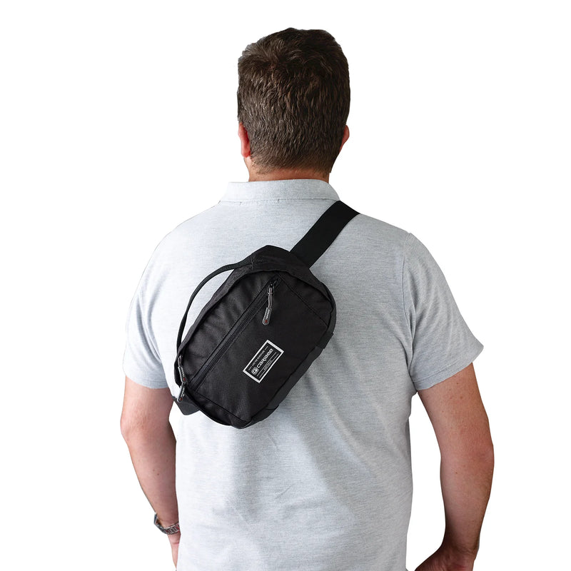 Caribee Power Shoulder/Waist Bag - Black