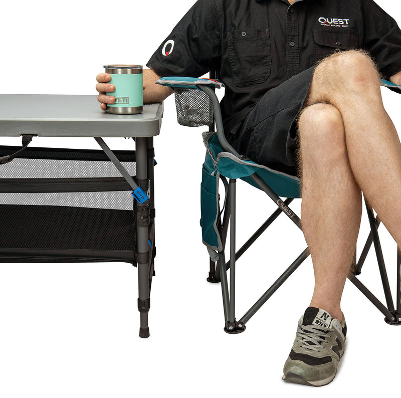 Quest Outdoors Grill Table 5 Camp Kitchen