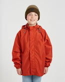 XTM Performance Kids Stash 2L Packable Rain Jacket - Burnt Orange