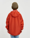 XTM Performance Kids Stash 2L Packable Rain Jacket - Burnt Orange