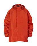 XTM Performance Kids Stash 2L Packable Rain Jacket - Burnt Orange