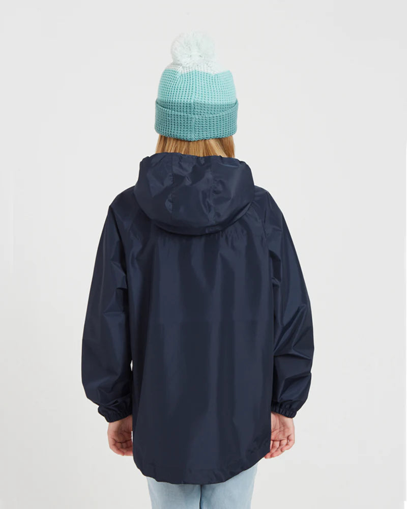 XTM Performance Kids Stash 2L Packable Rain Jacket - Patriot Blue