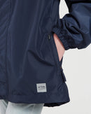 XTM Performance Kids Stash 2L Packable Rain Jacket - Patriot Blue